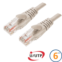 Cordon RJ45 Cat 6 U/UTP Primacy 0.3m beige