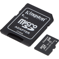 Carte Micro SDHC industrielle UHS-I 16GB -40/+85°C