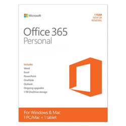 Microsoft Office 365 Personal 1 UC 1 an ESD