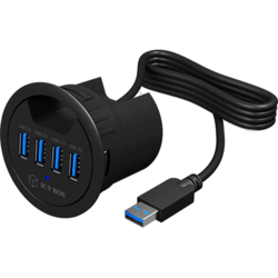 Hub USB 3.0 chargeur 4 ports à encastrer