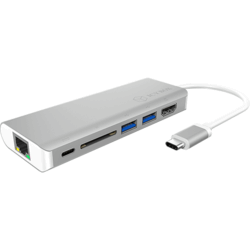 Dockstation USB 3.0 type C HDMI Giga SD 2x USB