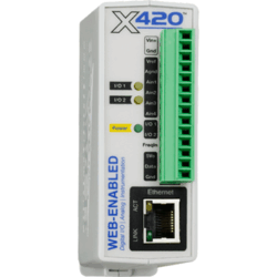 WebRealy 2E/S num. 4E analog. 1Wire alim 9-28Vdc