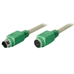 Câble Mini Din 6 vert full pin M/F 5m PC98