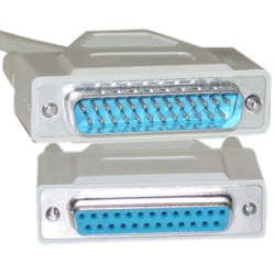 Câble DB25 full pin M/F 1.8m
