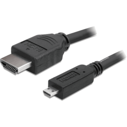 Câble vidéo Micro HDMI / HDMI High Speed 2m