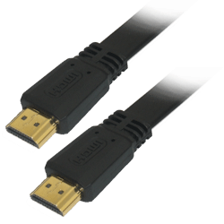 Câble vidéo HDMI High speed plat 1.5m
