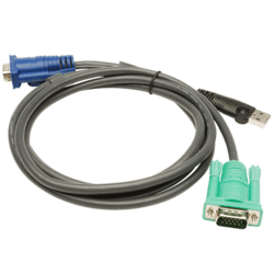 Câble KVM 2L-5205U - USB/VGA vers SPHD 5m