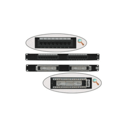 Panneau de brassage 16 ports 19'' 1U Cat 6 U/UTP