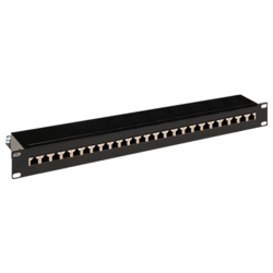 Panneau de brassage 24 ports 19'' 1U Cat 6 STP