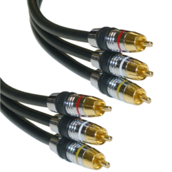 Câble vidéo 3 RCA Gold HQ YPbPr 1.5m