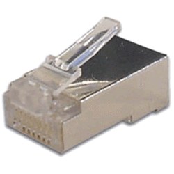 Sachet de 10 connecteurs RJ45 STP sans insert