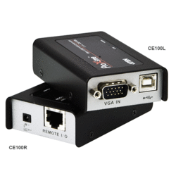 Mini console ext. Cat 5e USB VGA 1280x1024 100m