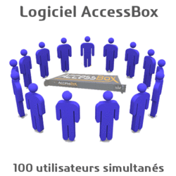 Logiciel AccessBox pour 100 accès Internet simult.