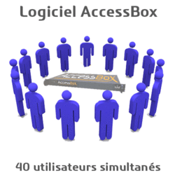Logiciel AccesBox 40 accès simultanés