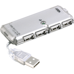 Hub USB 2.0 4 ports Chipset NEC alimentation 2.5A